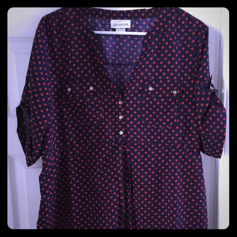 Maternity work top